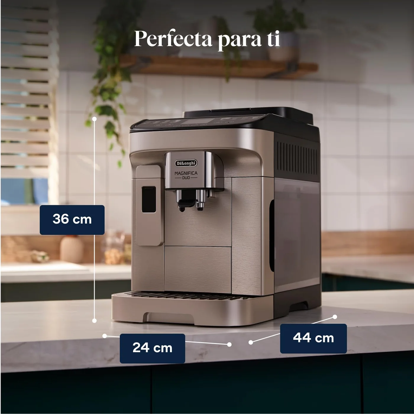 Vista 2 de De'Longhi Magnifica Duo ECAM332.80.SXB