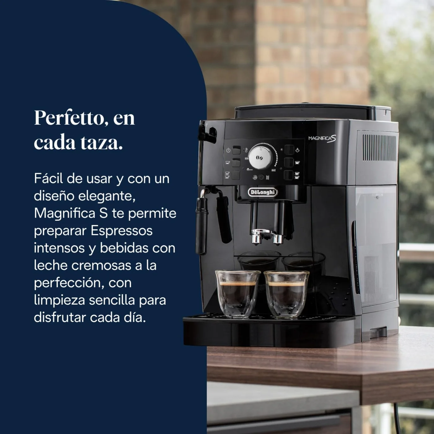Vista 2 de De'Longhi Magnifica S ECAM11.112.B
