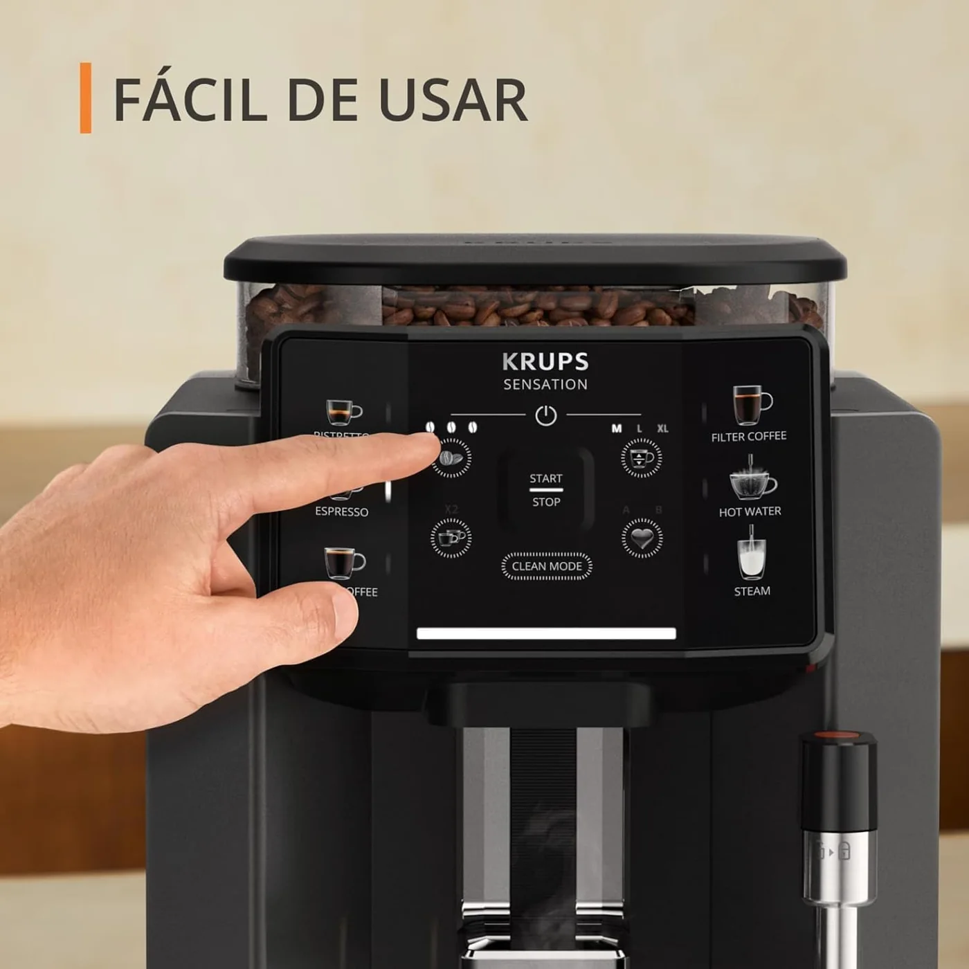 Vista 3 de KRUPS Sensation C50 EA9108