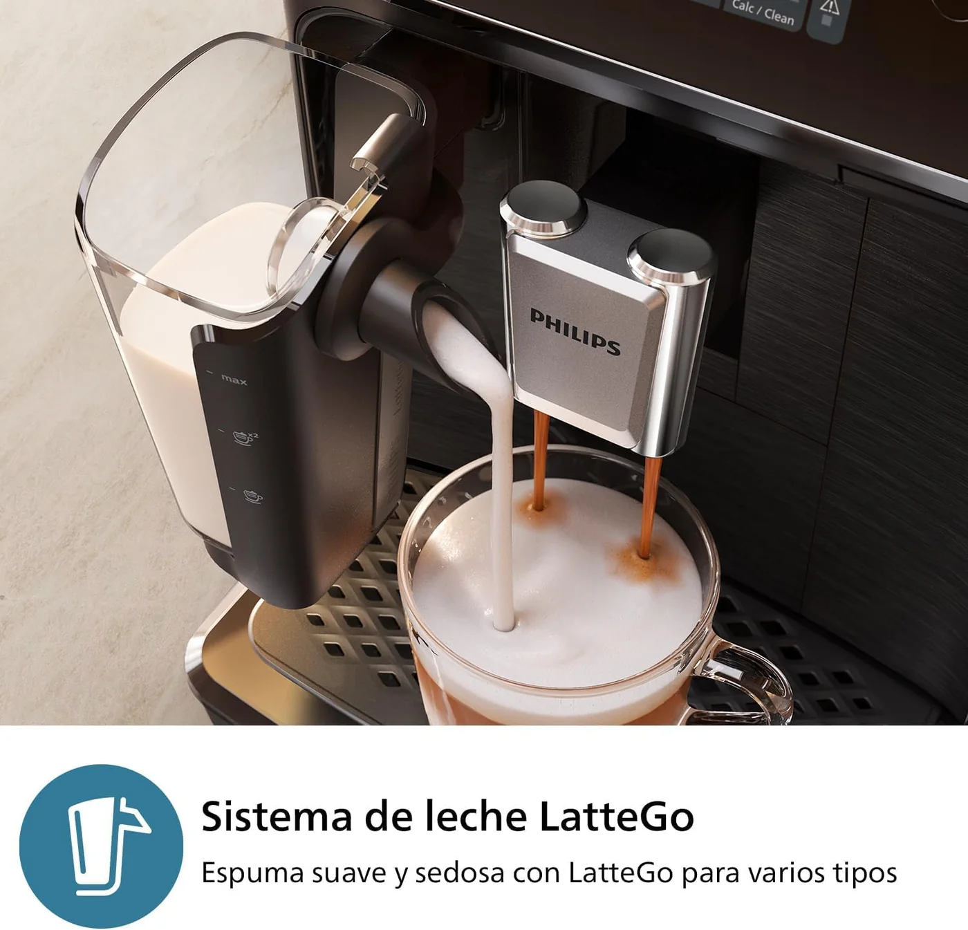 Vista 5 de Philips Serie 2300 EP2330/10 LatteGo